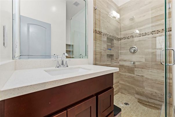Bathroom, Glass Shower, Interior