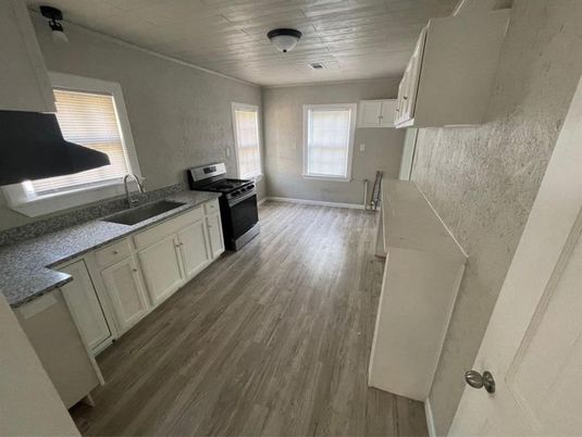 Interior, Kitchen, Wood Texture Flooring