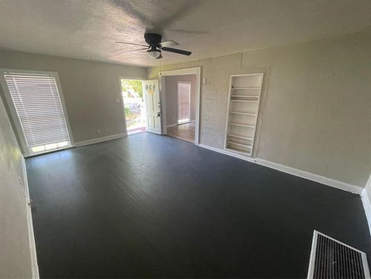 Empty room, Interior, Wood Texture Flooring