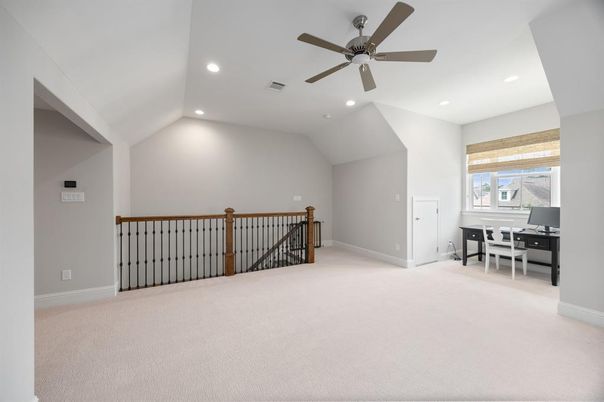 Home Office, Interior, Recessed Lighting