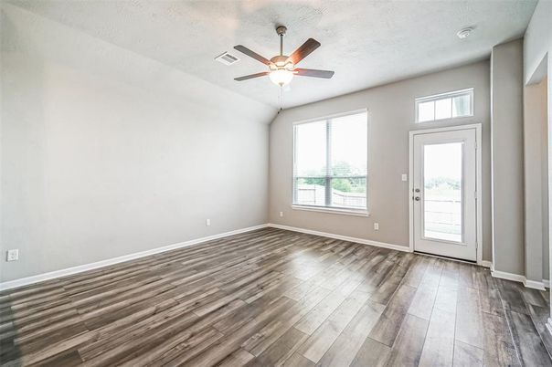 Empty room, Interior, Wood Texture Flooring