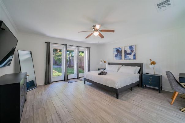 Bedroom, Interior, Wood Texture Flooring