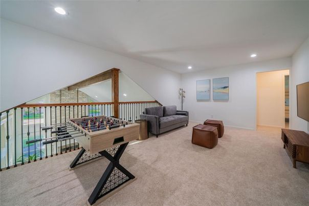 Game Room, Interior, Recessed Lighting