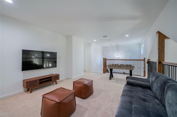 Game Room, Interior, Pendant Lights, Recessed Lighting