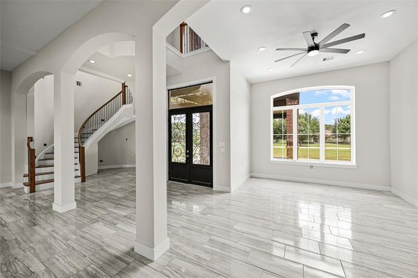 Interior, Marble, Recessed Lighting