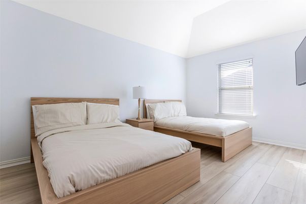 Bedroom, Interior, Wood Texture Flooring