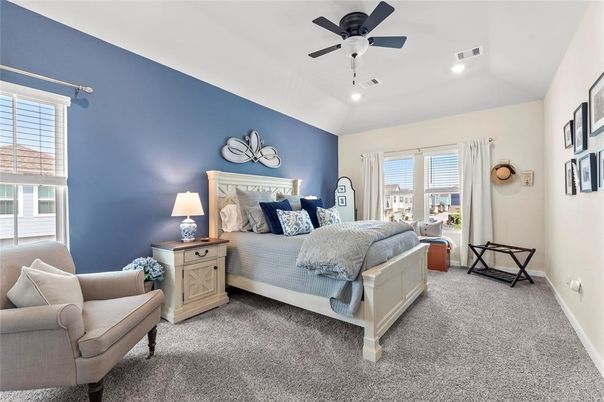 Bedroom, Interior, Recessed Lighting