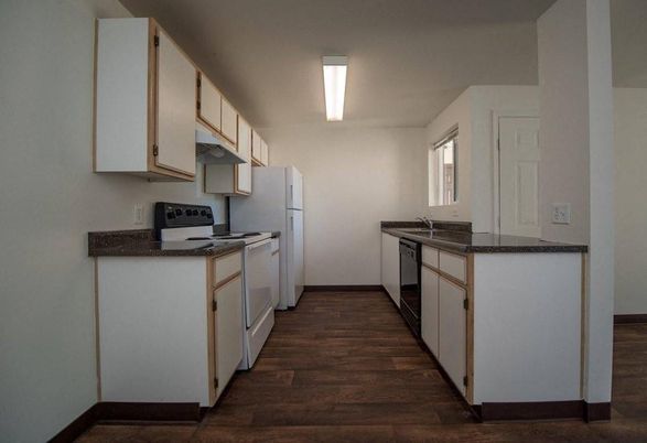 Interior, Kitchen, Wood Texture Flooring