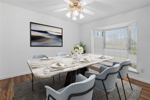 Dining room, Interior, Wood Texture Flooring