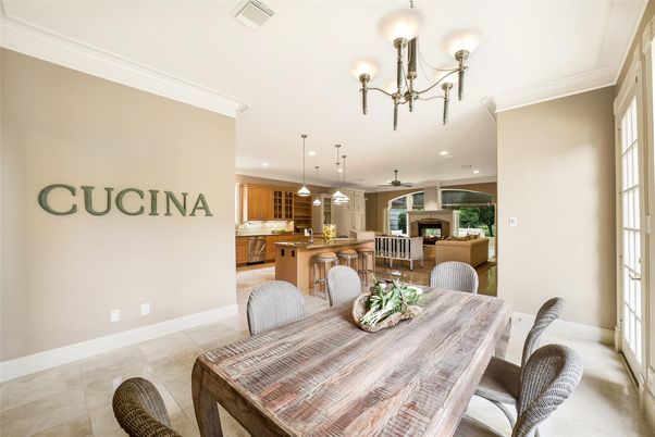 Dining room, Interior, Kitchen, Pendant Lights, Recessed Lighting