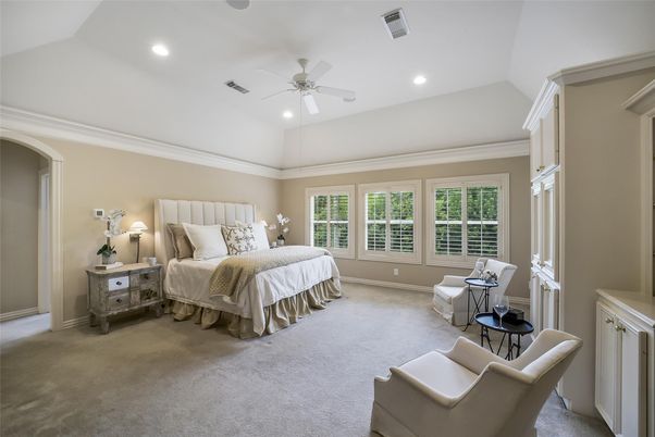 Bedroom, Interior, Recessed Lighting