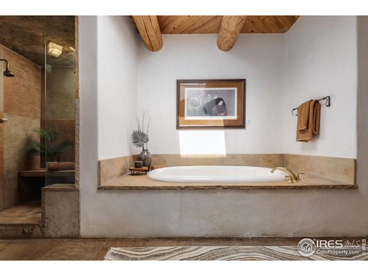 Bathroom, Interior, Wooden Beams, Wooden Ceilings