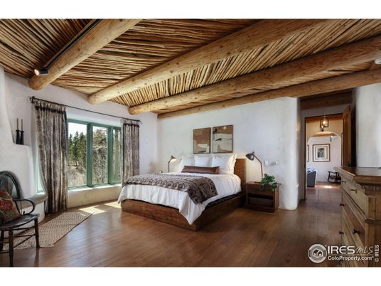 Bedroom, Interior, Wooden Beams, Wooden Ceilings, Wood Texture Flooring