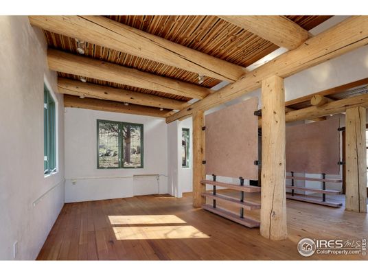 Empty room, Interior, Wooden Beams, Wooden Ceilings, Wood Texture Flooring