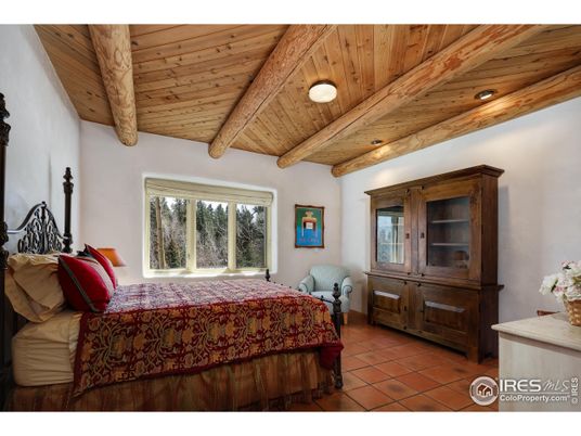 Bedroom, Interior, Recessed Lighting, Wooden Beams, Wooden Ceilings