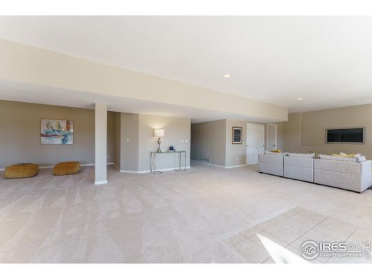 Interior, Living room, Recessed Lighting