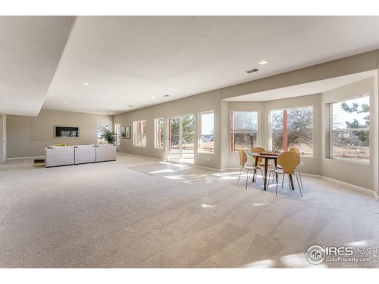 Dining room, Fireplace, Interior, Living room, Recessed Lighting