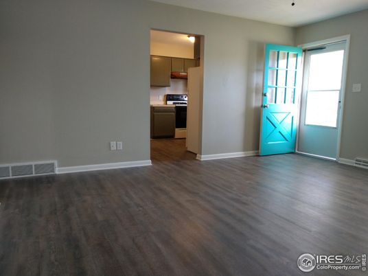 Empty room, Interior, Kitchen, Wood Texture Flooring
