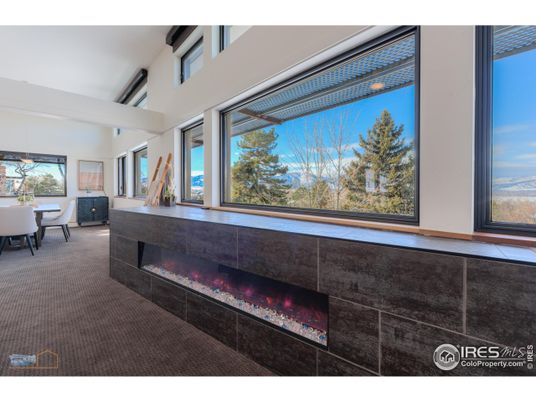 Dining room, Fireplace, Interior