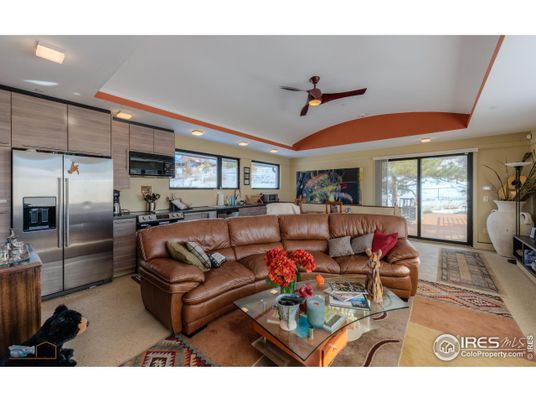 Interior, Kitchen, Living room, Recessed Lighting, Stainless Steel Appliances