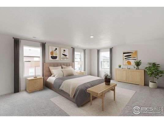 Bedroom, Interior, Recessed Lighting