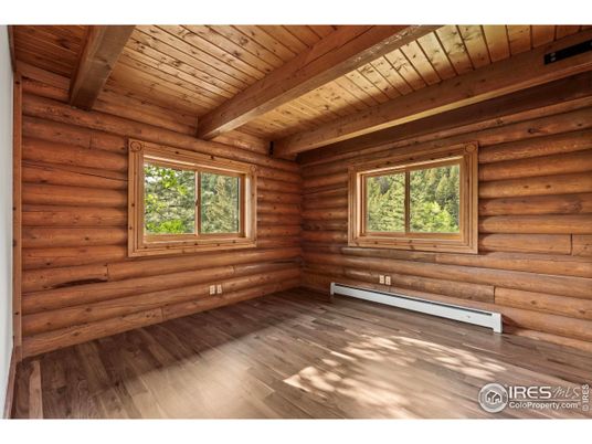 Empty room, Interior, Wooden Beams, Wooden Ceilings, Wood Texture Flooring, Wooden Walls
