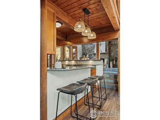 Interior, Pendant Lights, Stone Walls, Wooden Beams, Wooden Ceilings, Wood Texture Flooring