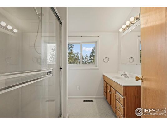 Bathroom, Dual Sink Vanities, Glass Shower, Interior