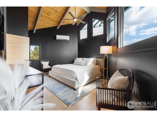 Bedroom, Interior, Wooden Beams, Wooden Ceilings, Wood Texture Flooring