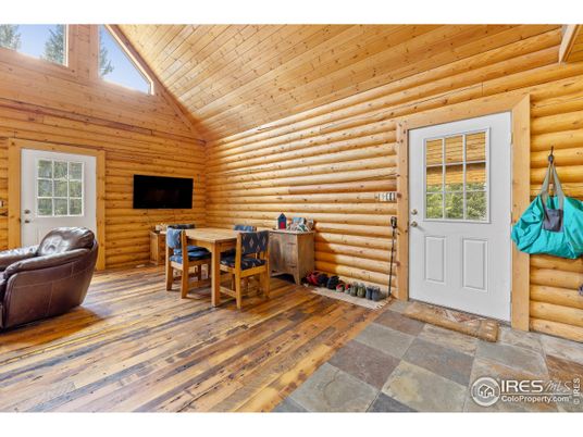 Home Office, Interior, Wooden Ceilings, Wood Texture Flooring, Wooden Walls