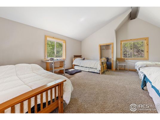 Bedroom, Interior, Wooden Beams