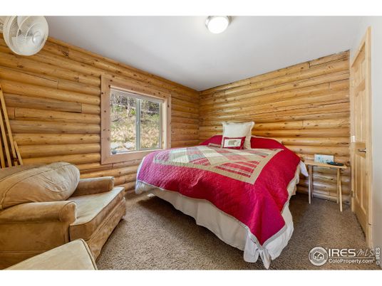 Bedroom, Interior, Wooden Walls