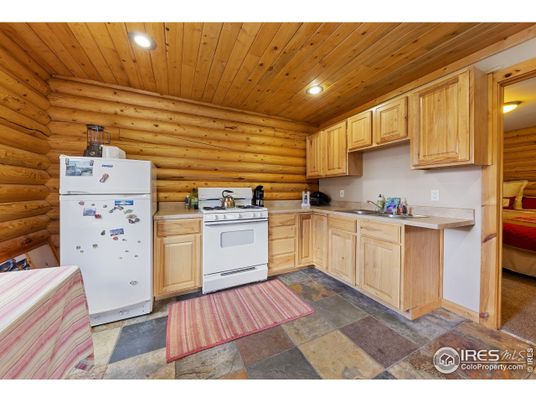 Interior, Kitchen, Recessed Lighting, Wooden Ceilings, Wooden Walls