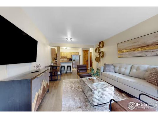Interior, Kitchen, Living room, Wood Texture Flooring