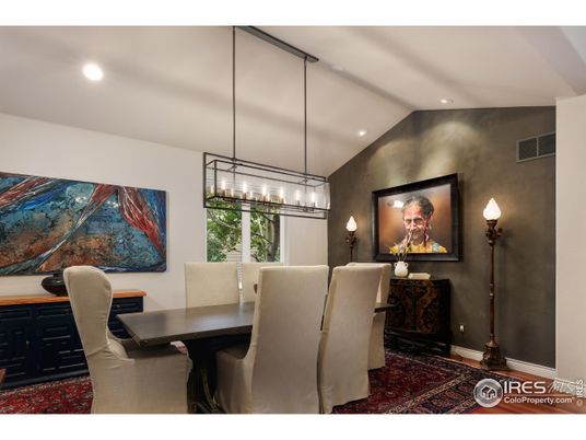 Dining room, Interior, Pendant Lights, Recessed Lighting