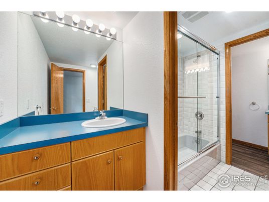 Bathroom, Dual Sink Vanities, Glass Shower, Interior