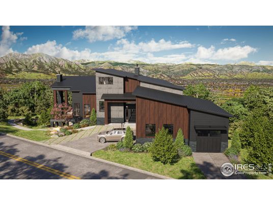 Attached, Exterior, Facade, Modern