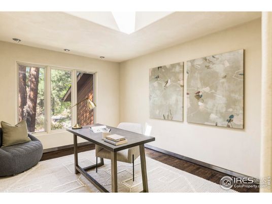 Home Office, Interior, Wood Texture Flooring