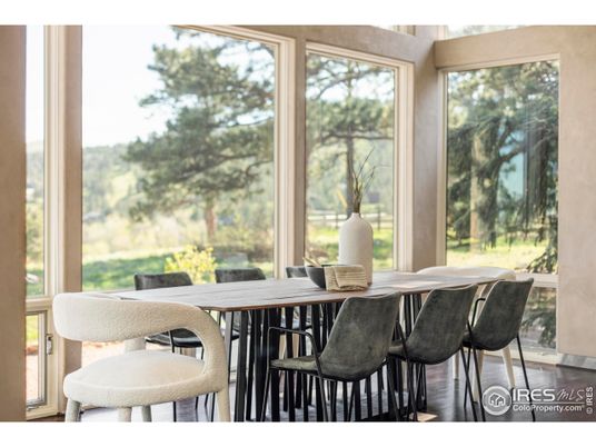 Dining room, Interior, Wood Texture Flooring
