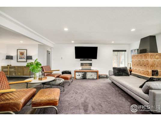 Interior, Living room, Recessed Lighting