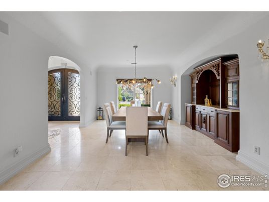 Chandelier, Dining room, Interior