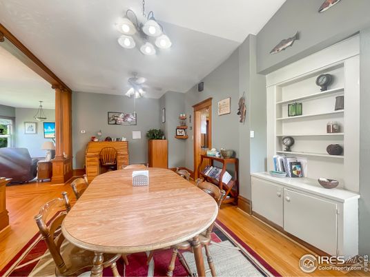 Dining room, Interior, Wood Texture Flooring