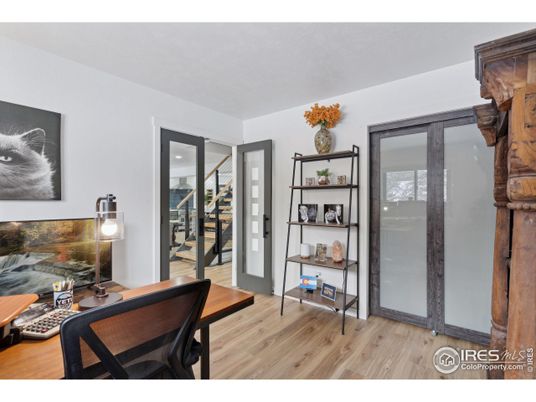 Home Office, Interior, Wood Texture Flooring