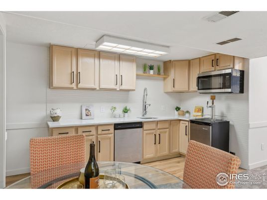 Interior, Kitchen, Wood Texture Flooring