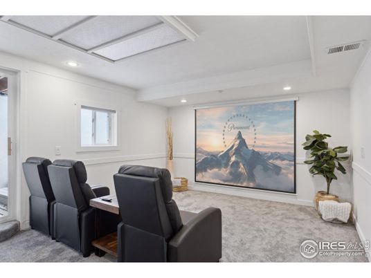 Interior, Recessed Lighting, Theatre Room
