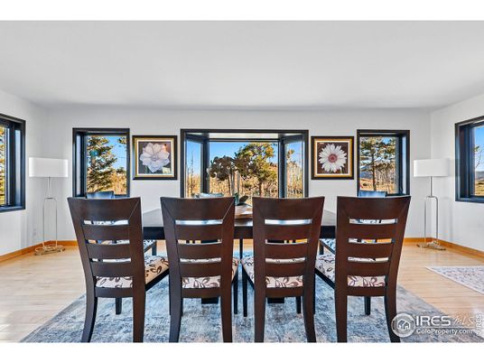 Dining room, Interior, Wood Texture Flooring