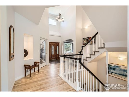 Chandelier, Interior, Recessed Lighting, Wood Texture Flooring