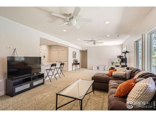 Interior, Living room, Recessed Lighting