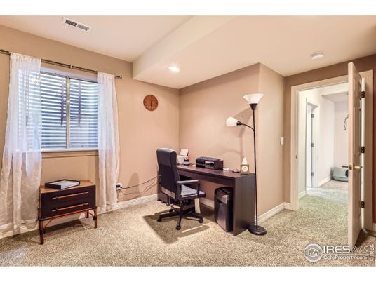 Home Office, Interior, Recessed Lighting