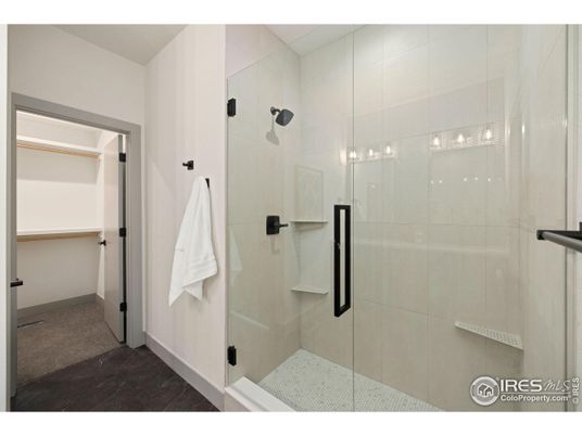 Bathroom, Glass Shower, Interior, Pendant Lights